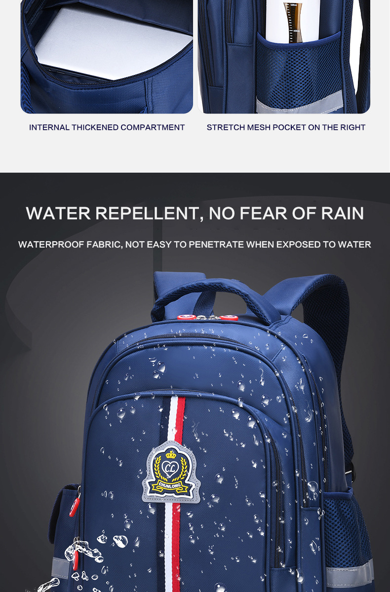 حقائب مدرسية مقاومة للماء للأطفال على ظهره كارتون